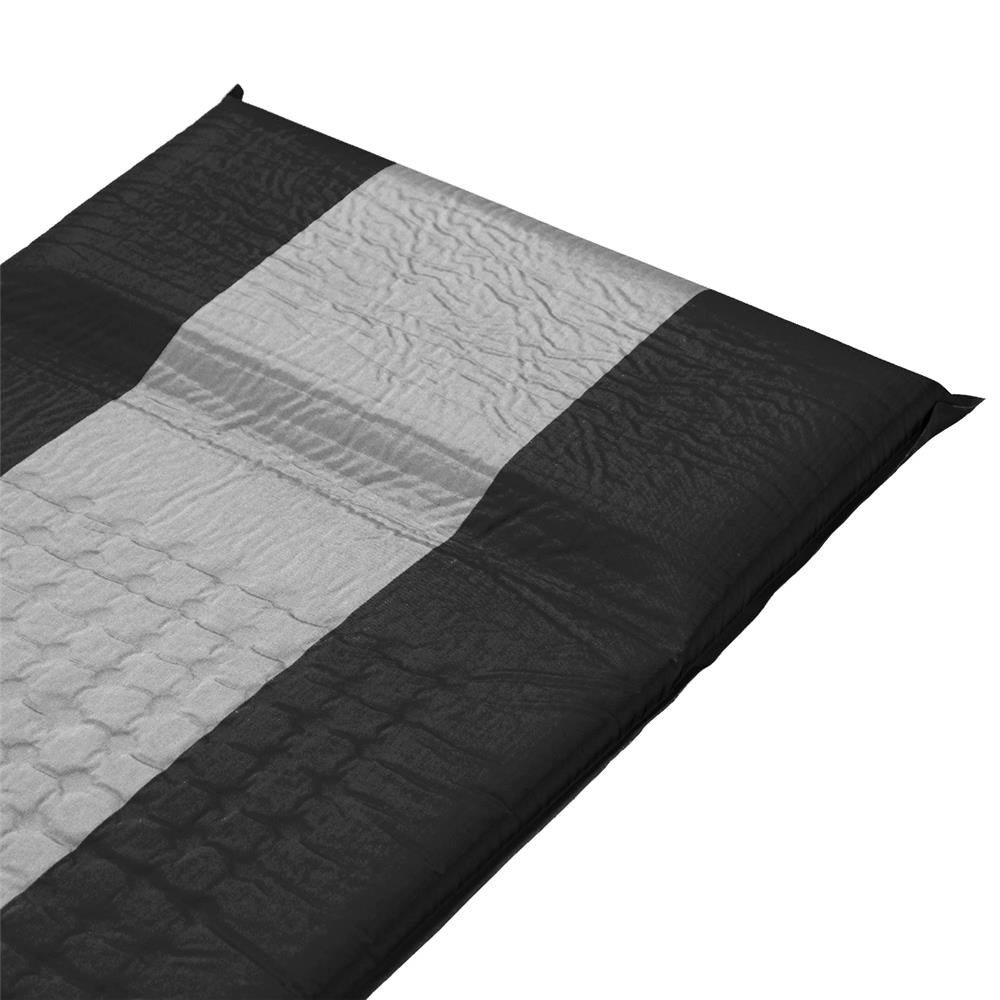 NILS CAMP selbstaufblasende Campingmatte 195 cm schwarz Isomatte Outdoor Schlafmatte
