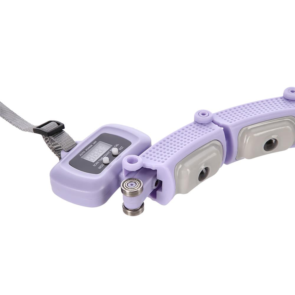 Hula Hoop Reifen mit LCD-Zähler, Magneten und Gewicht Violett | HMS HHM14