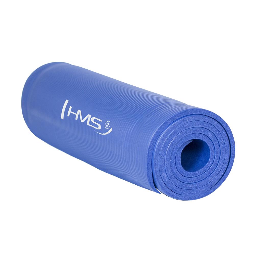 Yogamatte 183 x 61 x 1 cm Fitnessmatte Blau Gymnastikmatte rutschfest | HMS YM03