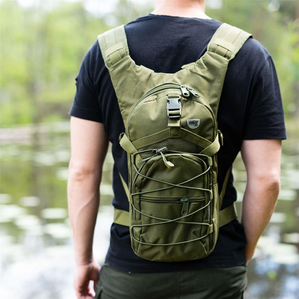 NILS CAMP taktischer Rucksack Crab 15L in Grün - Outdoor Rucksack für Wandern & Trekking