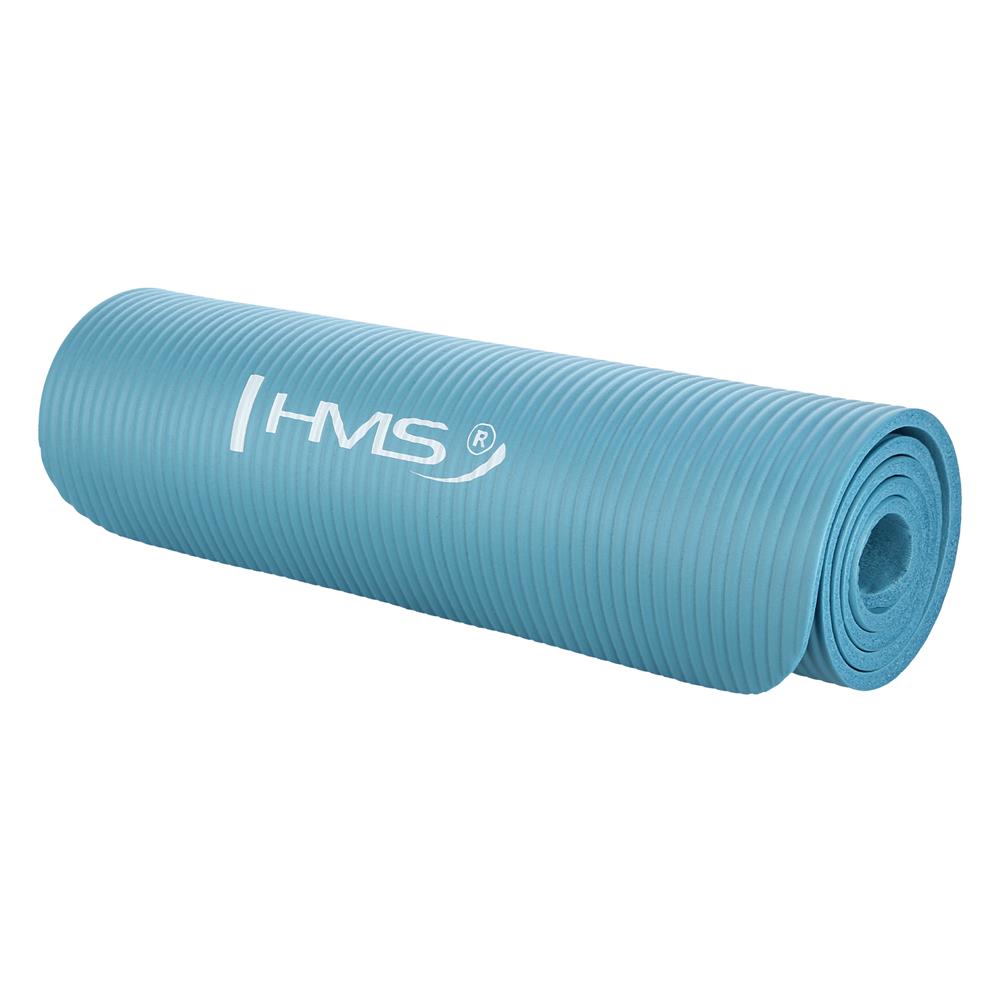 Yogamatte 183 x 61 x 1,2 cm Fitnessmatte Blau Gymnastikmatte rutschfest | HMS YM07