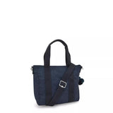 Kipling ASSENI MINI, Mini Tote Bag, Blue Bleu 2 (blau), kleine Handtasche mit Schultergurt