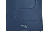 NILS CAMP Schlafsack Größe L Dunkelblau-Grau - leichter Sommerschlafsack für Camping, Reisen & Outdoor