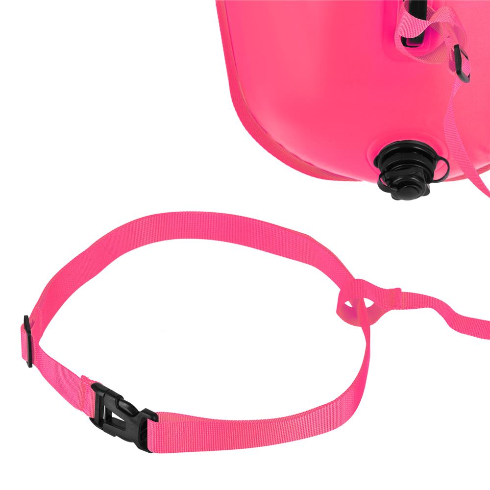 NILS CAMP Schwimmboje 3-in-1 Dry Bag 28L pink Rucksack für Outdoor Wasser Sport