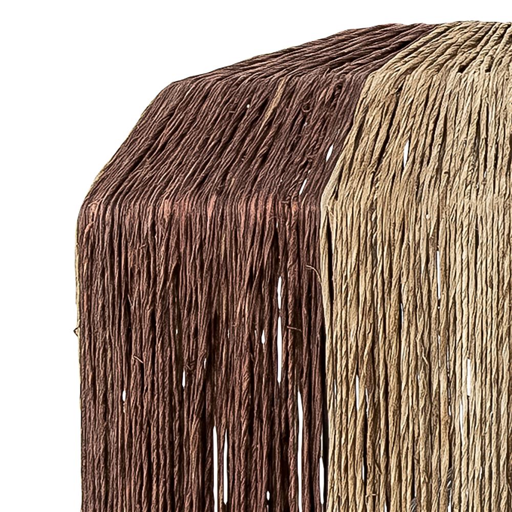Bloomingville Tano Hängeleuchte Natur Seegras 27 x 40 cm Braun Dänisches Design