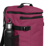 Eastpak CARRY PACK, Reiserucksack, Wine Burgundy (rot), 30L, Reisetasche mit Flaschenhalter und Laptopfach