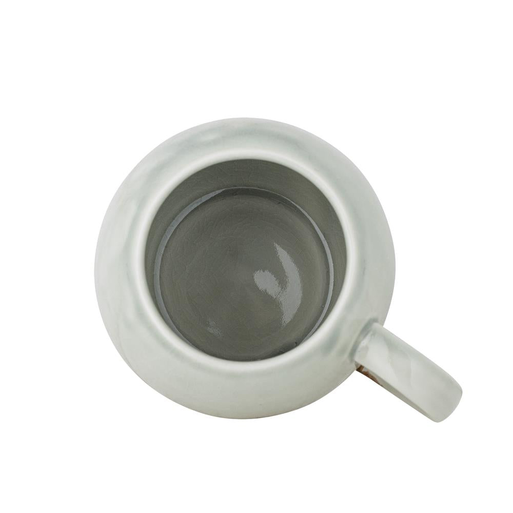 Bloomingville Paula Tasse aus Steingut in Braun 410 ml – große Tasse für Küche und Tischdeko