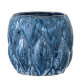 Bloomingville Posey Blumentopf blau Steingut D15xH14 cm