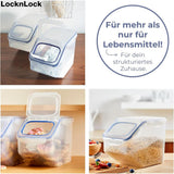 LocknLock PP Classic Küchen-Caddy 5 L mit Klappdeckel, BPA-frei