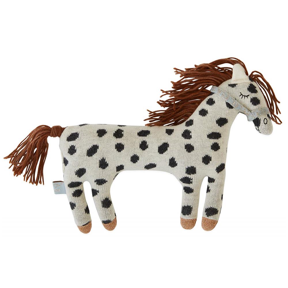 OYOY Mini - Kinderkissen Pferd Pelle, Stofftier, Baumwolle