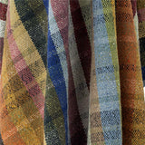 Bloomingville Elmy Decke Bunt Recycelte Baumwolle L160xW130 cm – bunte Baumwolldecke