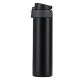 NILS Thermobecher 500 ml Edelstahl schwarz auslaufsicher für Camping Reisen Alltag