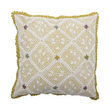 Bloomingville Rovigo Kissen Natur 45x45 cm – handgefertigt, gehäkelt & gemütlich