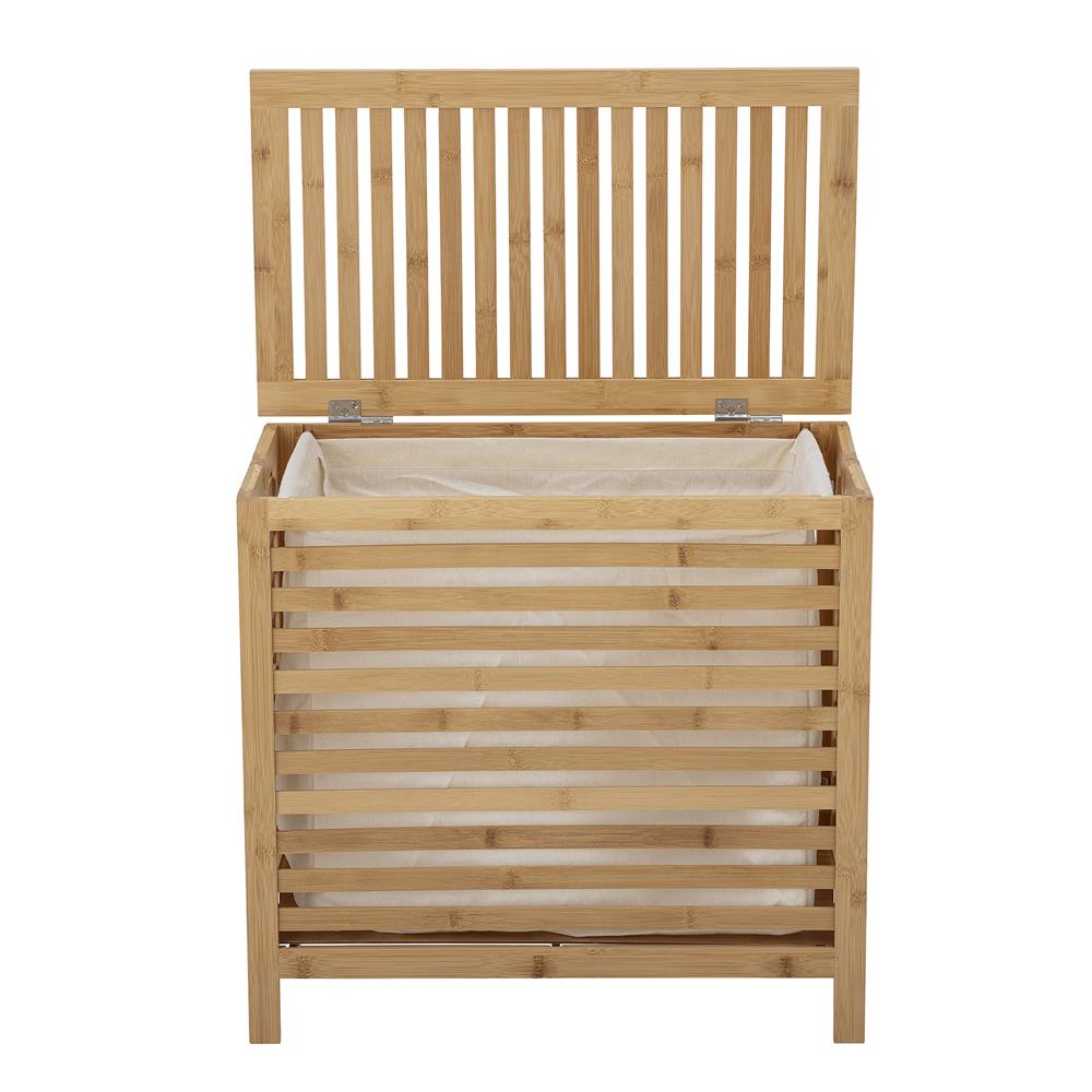 Bloomingville Aden Wäschekorb Natur Bambus 56,5x51,5x35cm