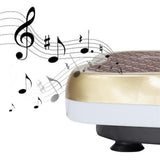 Vibrationsplatte mit Lautsprecher 150 kg Gold | HMS SVP03
