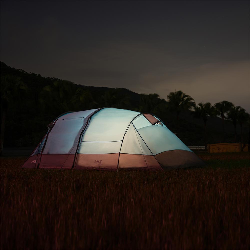 NILS CAMP Voyager Zelt für 4 Personen - Campingzelt mit Vorraum für Outdoor, Trekking & Familie