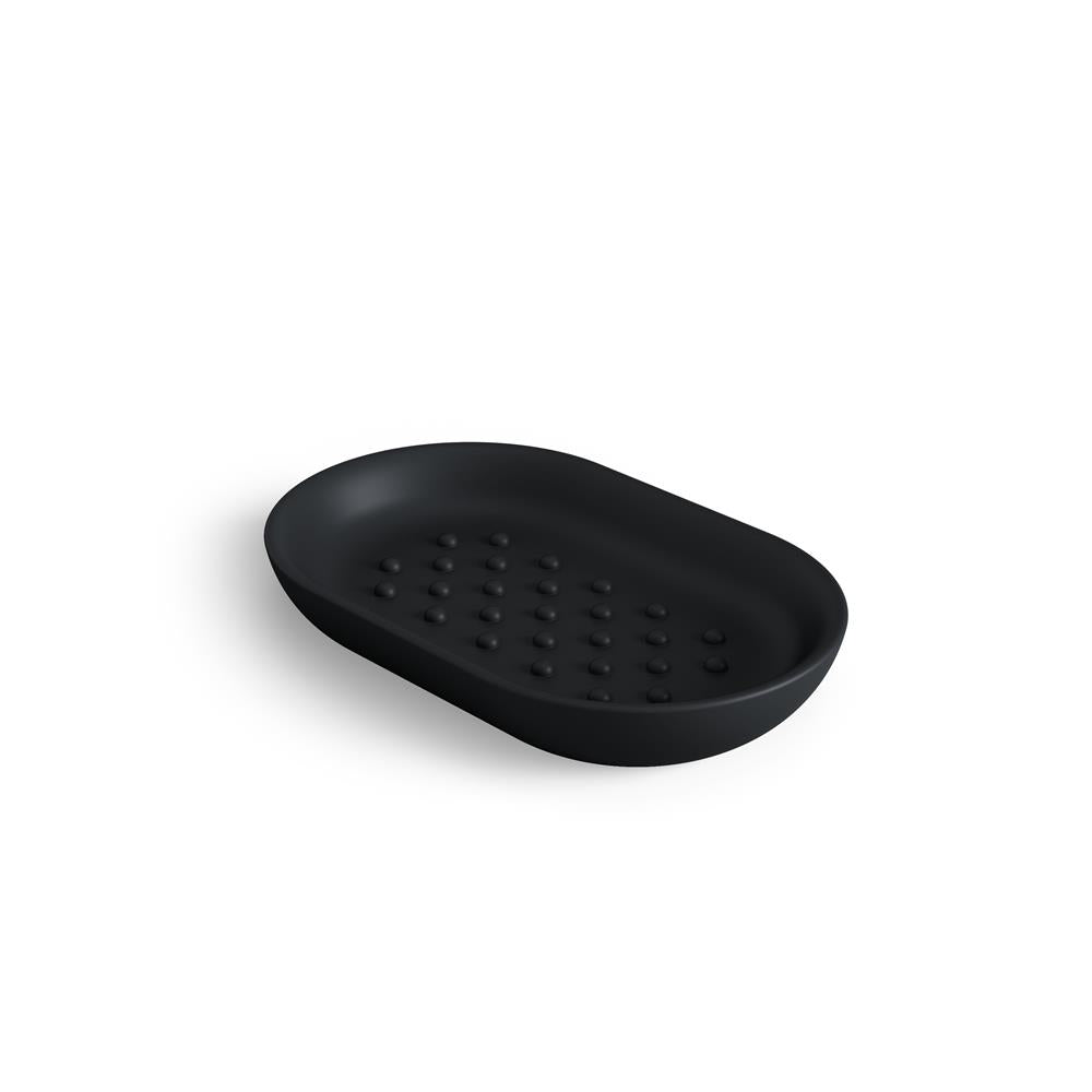 Umbra Junip Seifenschale Oval Schwarz Badezimmer Seifenablage