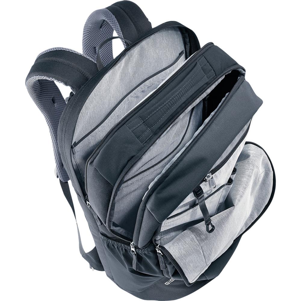 deuter Giga, Lifestyle-Rucksack, black (schwarz), 28L, mit Flaschenhalter und Laptopfach