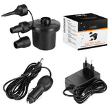 NILS CAMP elektrische Luftpumpe mit Adapter-Set Elektropumpe für Camping