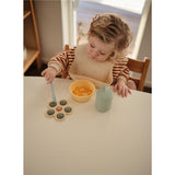 Mushie Sensorik-Spielzeug Blume, Dried Thyme, aus Silikon, BPA-frei