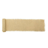 Bloomingville Janavi Tischläufer Gelb Jute 550 cm Weihnachts-Tischdeko