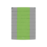 NILS CAMP Doppelschlafsack für 2 Personen Grau-Grün - warmer Schlafsack für Outdoor & Camping