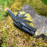 NILS CAMP Multitool 12 Funktionen mit Bits für Camping Outdoor Alltag