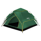 NILS CAMP Shadow 2 Zelt für 3 Personen in Grün - Campingzelt mit Vorraum & Moskitonetz für Outdoor