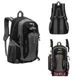 NILS CAMP Trekkingrucksack Treeline 40L Schwarz - Outdoor Rucksack Wandern Camping