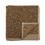 Bloomingville Kaysa Handtuch, Braun, Baumwolle L140xW70 cm