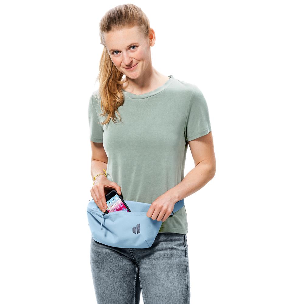 deuter Avengo 1.5, Bauchtasche, polar (blau), 1,5L, Gürteltasche, Umhängetasche