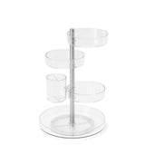 Umbra Pirouette Kosmetik-Organizer Drehbar Transparent Kunststoff 23 x 23 x 35 cm