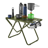 NILS CAMP Campingtisch klappbar grün kompakt für Camping Outdoor Garten
