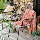 Bloomingville Ray Beistelltisch aus Fibercement in Grau – runder Outdoor Beistelltisch für Terrasse