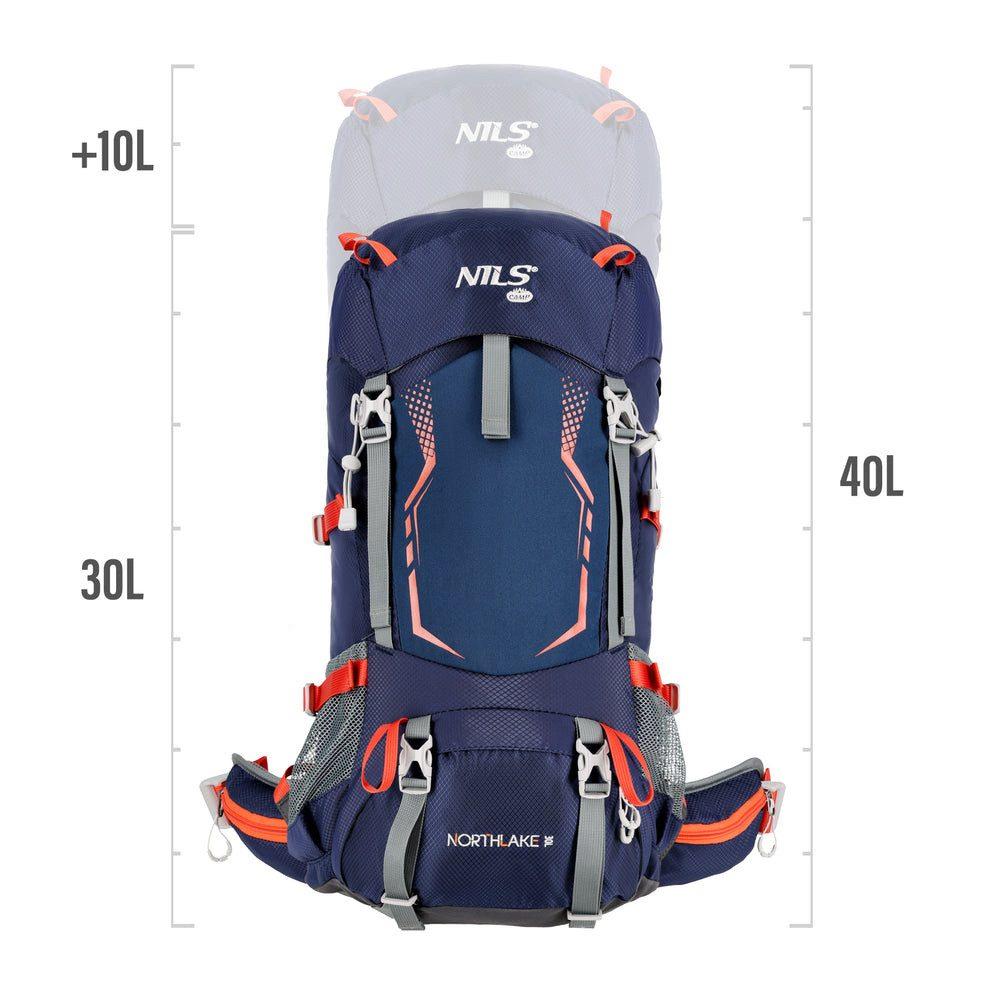 NILS CAMP Northlake Rucksack 30+10L Wanderrucksack Trekkingrucksack Marine