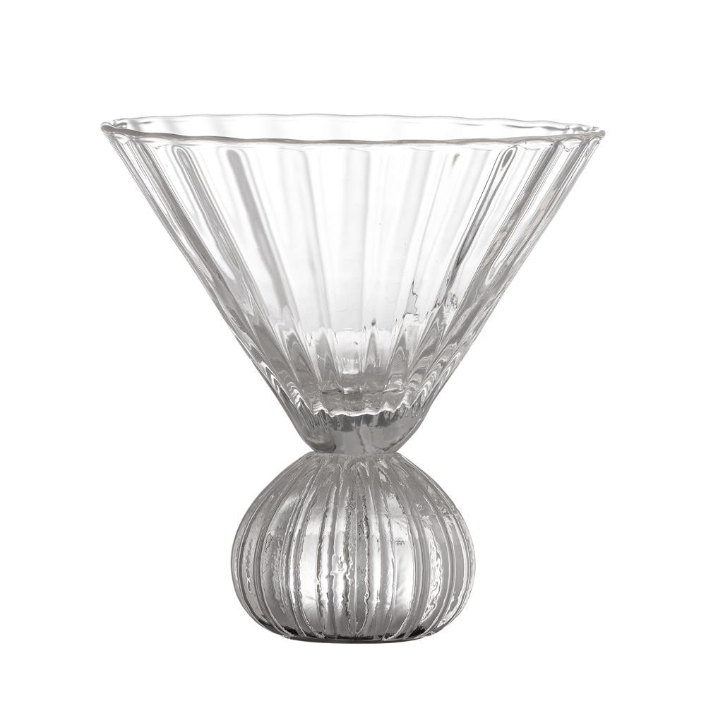 Bloomingville Taurin Cocktailglas aus Glas in Klar – elegantes Glas für Cocktails und Drinks
