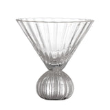 Bloomingville Taurin Cocktailglas aus Glas in Klar – elegantes Glas für Cocktails und Drinks