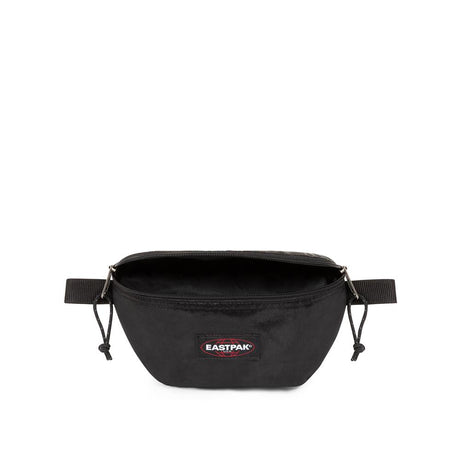Eastpak SPRINGER, Kleine Umhängetasche, Satinfied Black (schwarz), 2L, Bauchtasche Gürteltasche