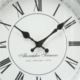 BOLTZE Wanduhr Yella Kunststoff Weiß Analog D40 cm Rund
