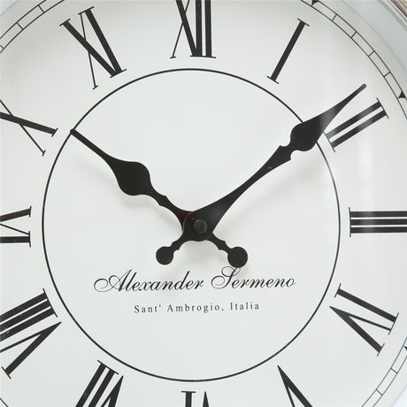 BOLTZE Wanduhr Yella Kunststoff Weiß Analog D40 cm Rund