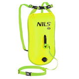 NILS CAMP Schwimmboje 3-in-1 Dry Bag 28L gelb Rucksack für Outdoor Wasser Sport