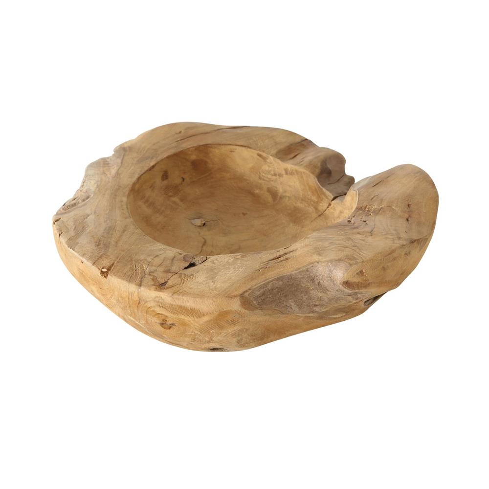 BOLTZE Schale Teak Holz natur rund 30 cm lebensmittelgeeignet
