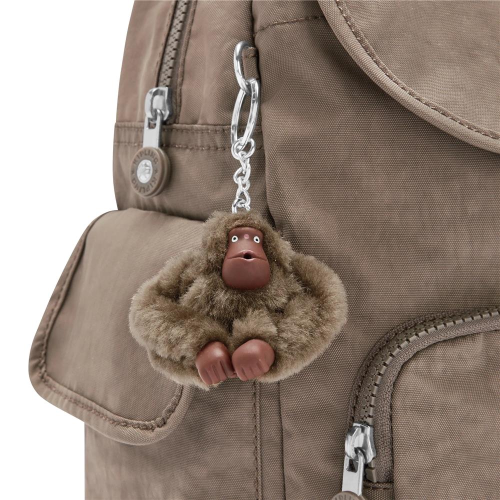 Kipling CITY PACK S, kleiner Rucksack, True Beige (beige), Damenrucksack mit vielen Fächern