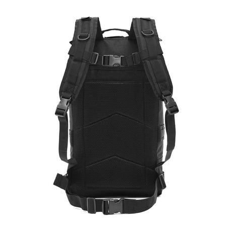 NILS CAMP Militärrucksack Ranger 45L Schwarz - Outdoor Trekking Rucksack Camping Survival