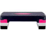 Aerobic Stepper 3-fach höhenverstellbar Schwarz/Pink für Fitness und Workout | HMS AS002