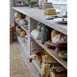 Bloomingville Rani Butterdose Gelb Steingut mit Crackle-Glasur dänisches Design