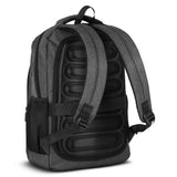 NILS City Rucksack 18L Grau - Laptoprucksack mit USB- und USB-C-Anschlüssen Arbeit Uni Alltag