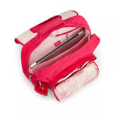 Kipling INIKO, mittelgroße Schultasche, True Pink (pink), Schulrucksack mit gepolsterten Trägern