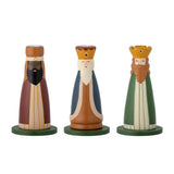 Bloomingville Betiel Kerzenhalter 3er Set Heilige Drei Könige Buche