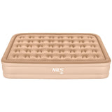 NILS CAMP Campingmatratze Doppelbett beige 200x145x35 cm mit elektrischer Pumpe Gästebett